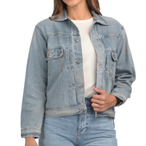 Ag Adriano Goldschmied Jackets & Blazers - Ag Adriano Goldschmied
denim jacket.size large color denim blue